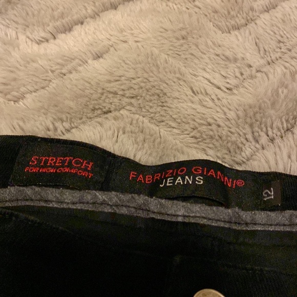 Black bootcut corduroy pants - Picture 2 of 4